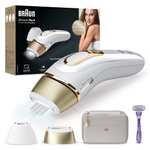  Braun IPL Silk·expert Pro 5 PL5347 Latest Generation IPL for  Women and Men, At-Home Hair Removal System, White and Gold, with Wide Head  and Two Precision Heads : Beauty & Personal