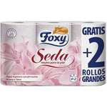 Foxy Seda papel higiénico 3 capas pack 6 rollos x 2,59€