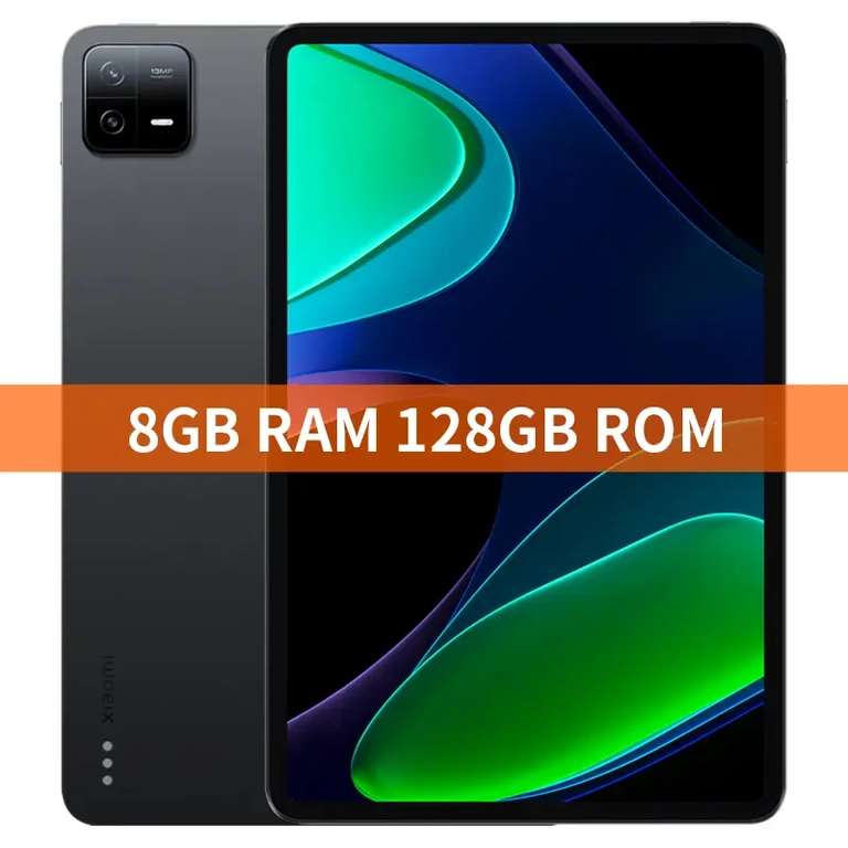 Xiaomi Pad 6 Tablet Snapdragon 870 Processor 128GB/256GB 144Hz WQHD+ 8840mAh 33W Fast Charging