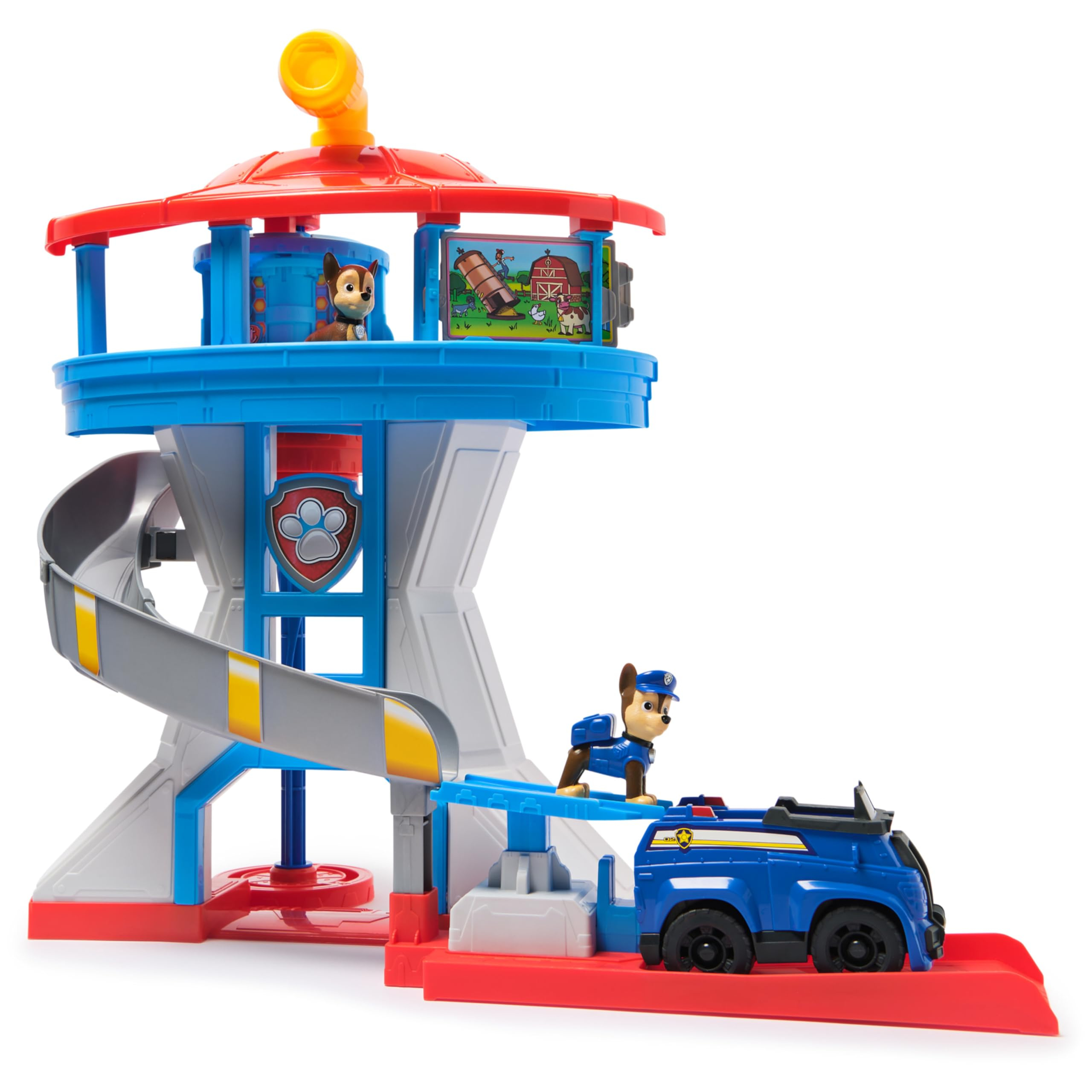 Patrulla Canina Torre de Control con Chase y Coche Policía +3