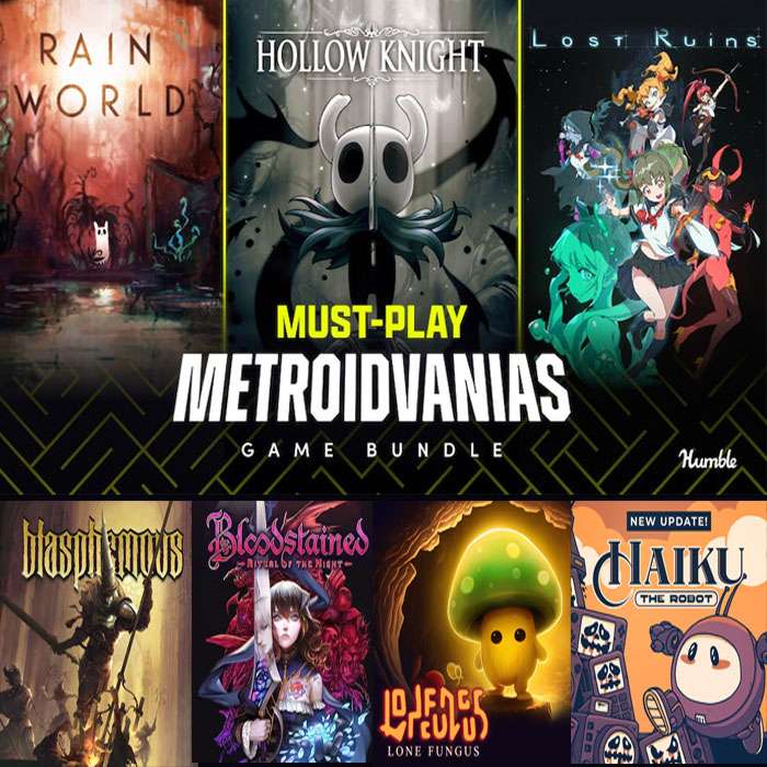 Pack Metroidvania (Hollow Knight, Blasphemous, Bloodstained y otros) Platinum Collection Junio