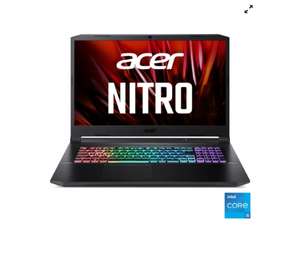 Portátil Gaming Acer Nitro 17,3" FHD, i5 11300H con 8GB, 512GB SSD, Nividia Geforce GTX 1650 4GB