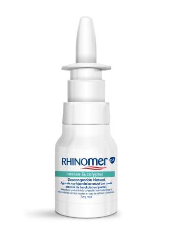 Rhinomer Spray Nasal Descongestionante Intenso Eucalipto, Para Adultos y Niños a Partir de 6 Años, 20 ml (compra recurrente)