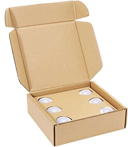 Amazon Basics - Bombilla rosca Edison LED Profesional E27, equivalente a 100 W, blanco cálido, no regulable, paquete de 6