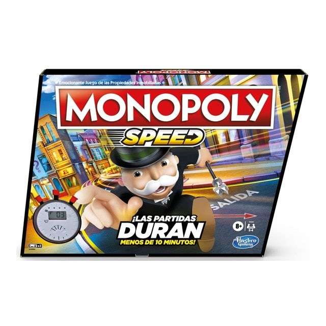 Juego de mesa Monopoly Speed 10 minutos