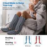 Masajeador de Piernas y Pies con 2 niveles de Calor, 5 Modos de masaje y 3 niveles de Intensidades