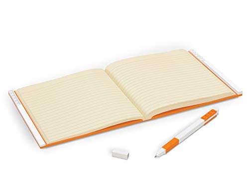 LEGO- Set de Cuaderno y bolígrafo Naranja