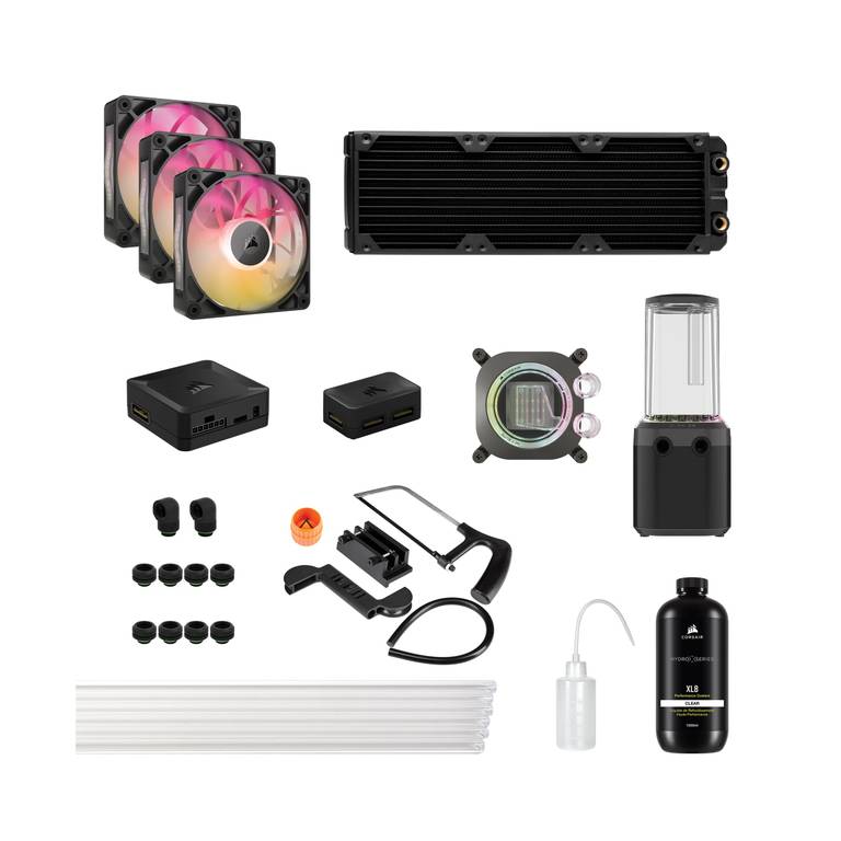 Corsair iCUE Link XH505i RX360 RGB Kit de Refrigeración Personalizada – Negro