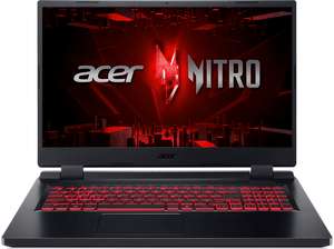 Portátil gaming - Acer Nitro AN517-55-78S2, 17.3" Full-HD, Intel Core i7-12700H, 16GB RAM, 512GB SSD, GeForce RTX 3050Ti, Windows 11 Home