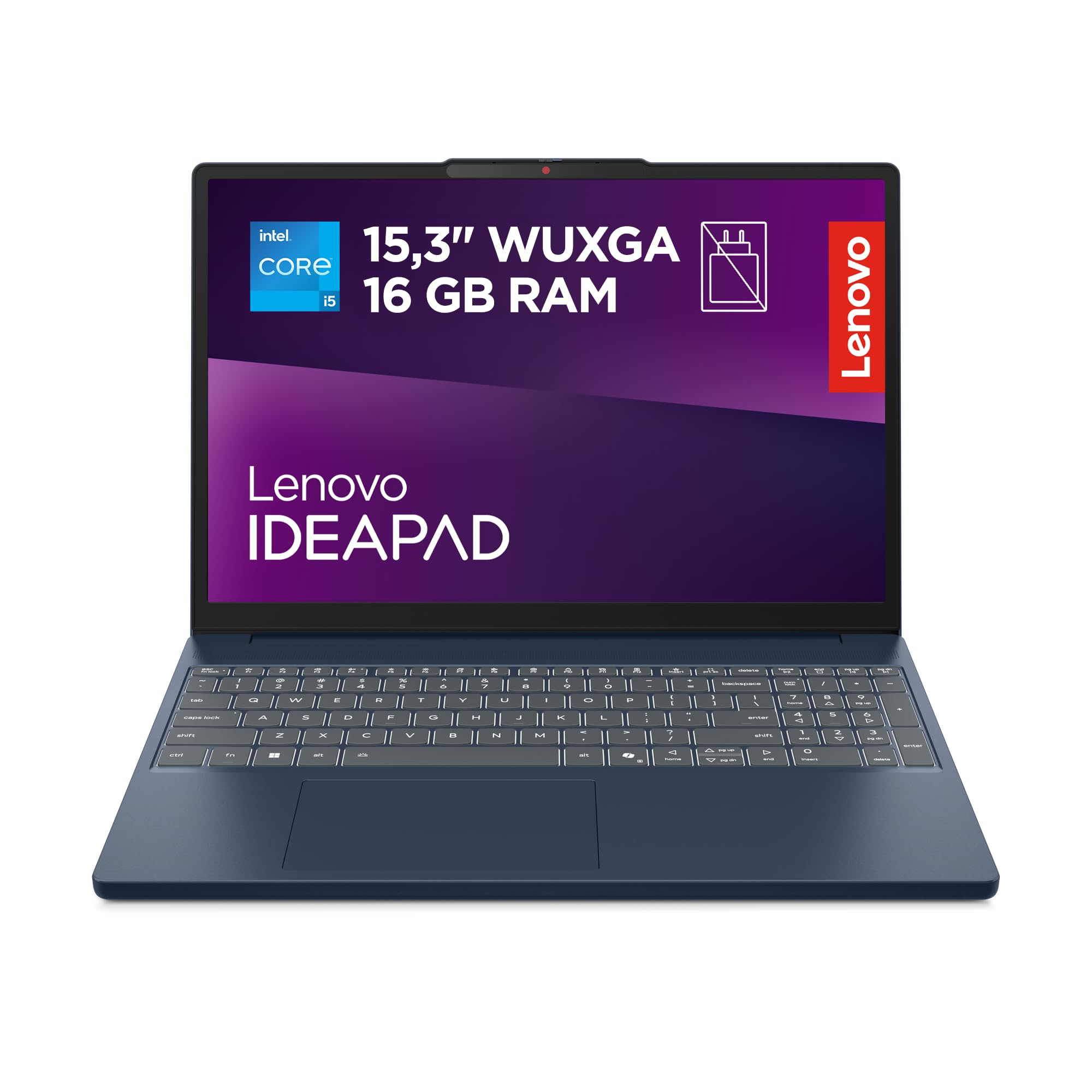 Portátil Lenovo IdeaPad Slim 3 Gen 10 15.3" (i5-13420H, 16GB RAM, 512GB SSD, WUXGA, Wi-Fi 6, USB-C, Windows 11, Azul Cósmico)