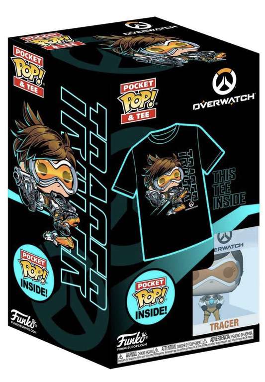 Camiseta + Funko Tracer Overwatch