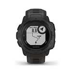 Garmin Instinct, Reloj inteligente con GPS resistente al agua, funciones deportivas y notificaciones del smartphone