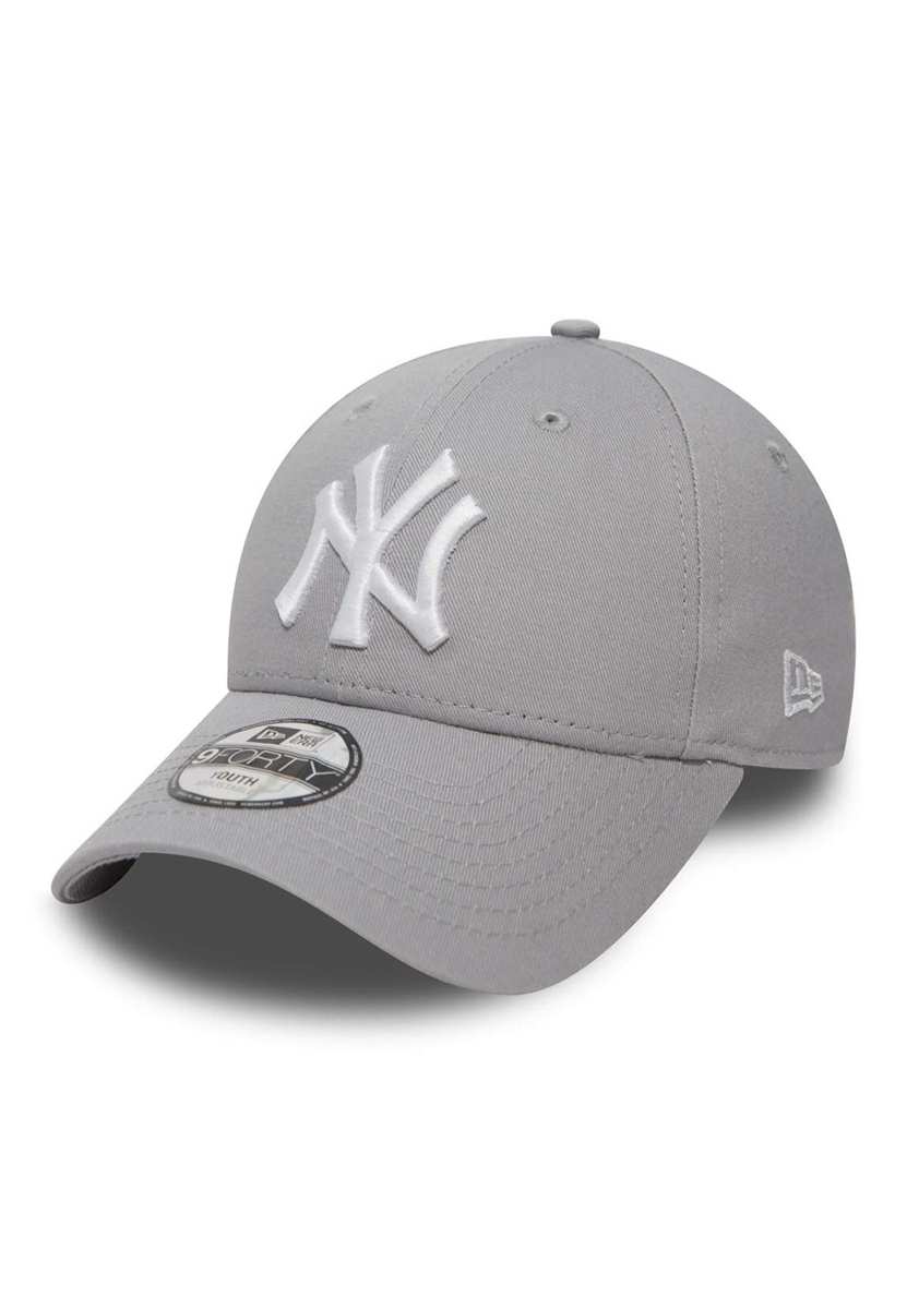 New Era 9FORTY - Gorra unisex para niños, color gris, talla Niño (Child