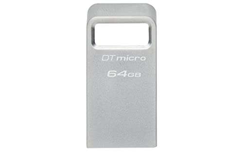 Kingston DataTraveler Micro Unidad Flash USB 64GB 200MB/s Metal USB 3.2 Gen 1 - DTMC3G2/64GB
