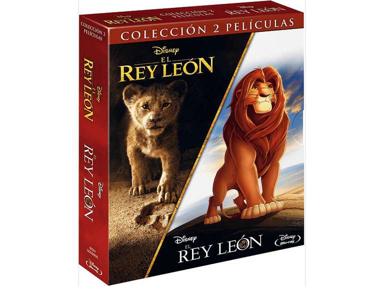 Pack El Rey León (Animación 1994 + Live Action 2019) - Blu-ray