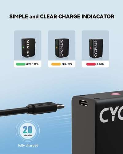 CYCPLUS Mini Bomba de Bicicleta portátil. (Color negro)