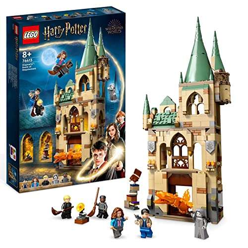 LEGO Harry Potter Hogwarts: Sala de los Menesteres, Castillo de Juguete Modular, Película Las Reliquias de la Muerte 2