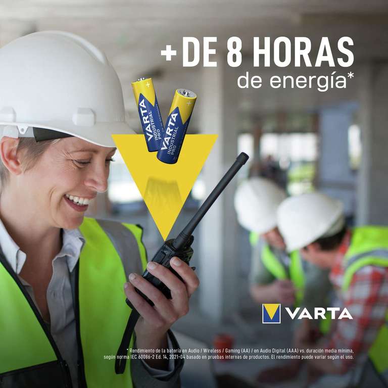 VARTA Pilas AA, paquete de 40, Industrial Pro, Baterías Alcalinas, 1,5V