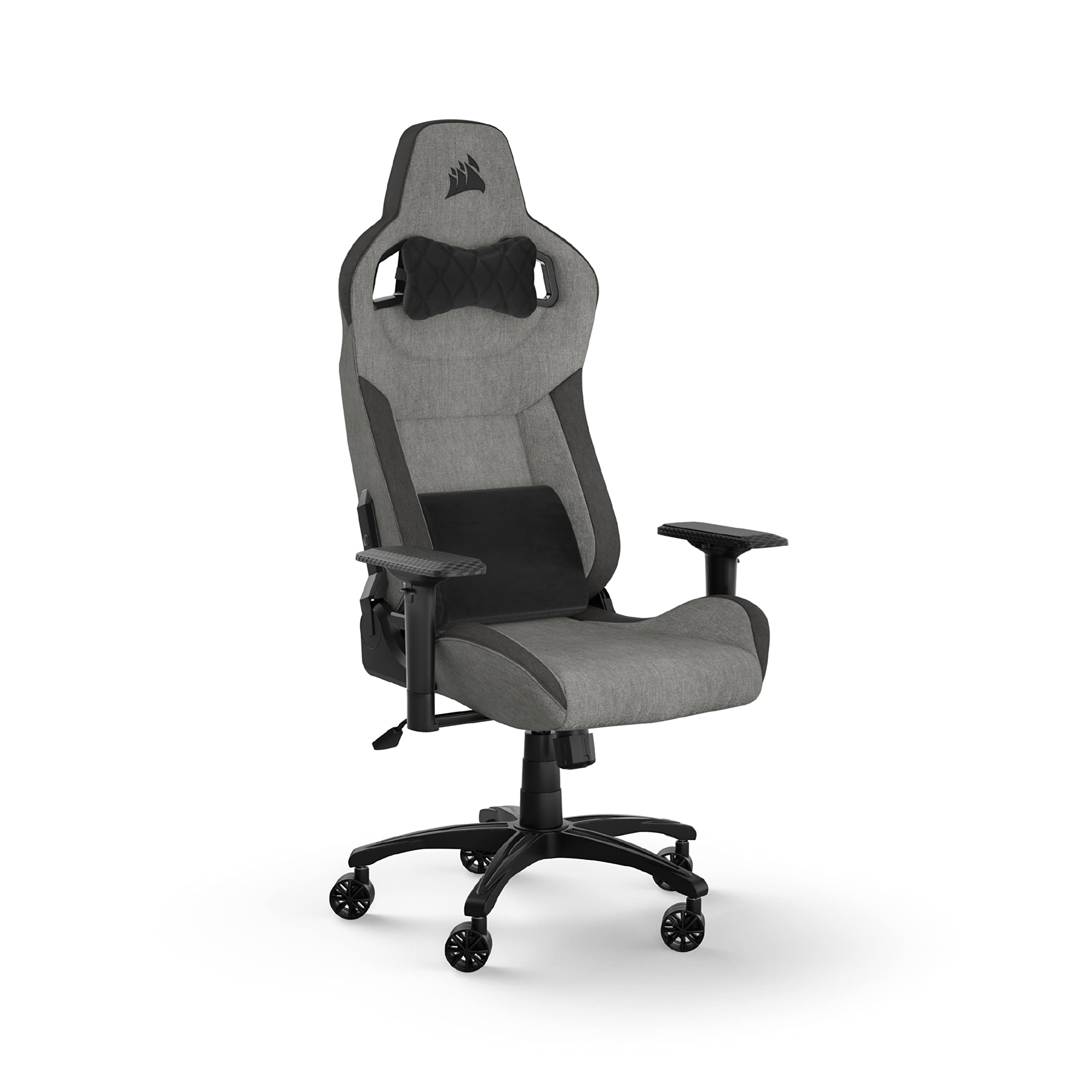 Corsair T3 Rush Fabric Silla para Juegos (2023) – Gris y Carbón