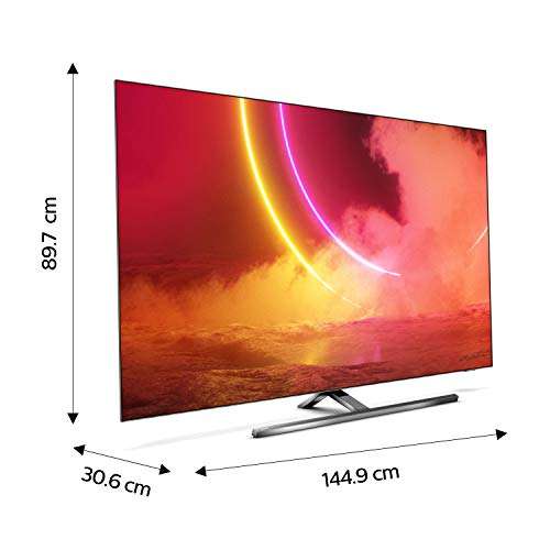 TV OLED 65" - Philips 65OLED855/12 | Ambilight 3 Lados | HDR10+, Dolby Vision/Atmos, DTS, Android 9 TV