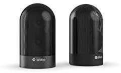 Altavoces Duo Estereo Bluetooth Imantados, Stereo Duo speakers BT Magnetized, Color Negro