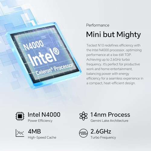 TECLAST Mini PC N10 6GB 128GB