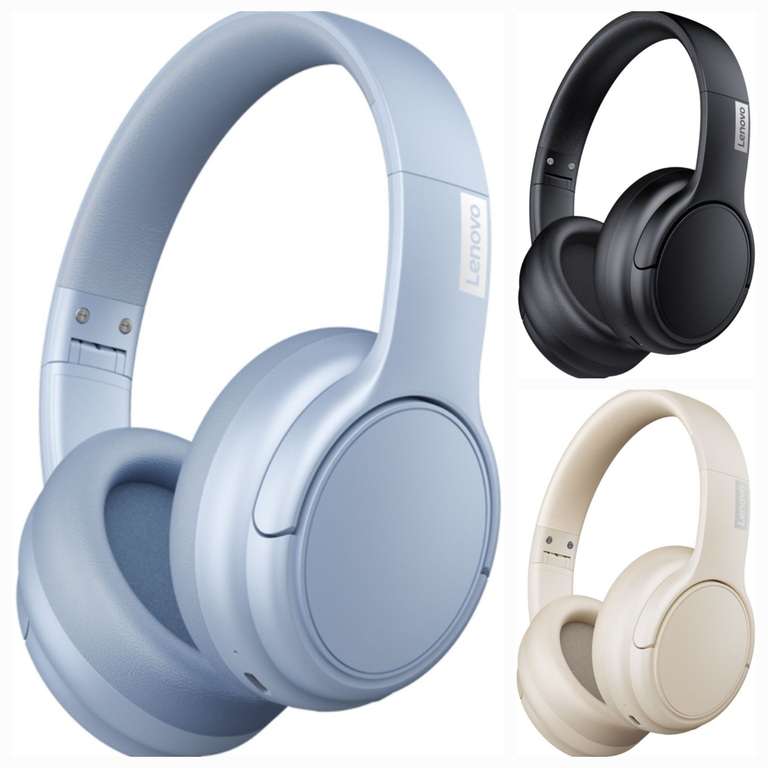 auriculares inalámbricos Lenovo TH20, Bluetooth 5.3, Plegables, novedad 2023 (3 colores)