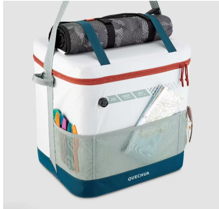 Nevera portátil de camping flexible 35 Litros Quechua Fresh