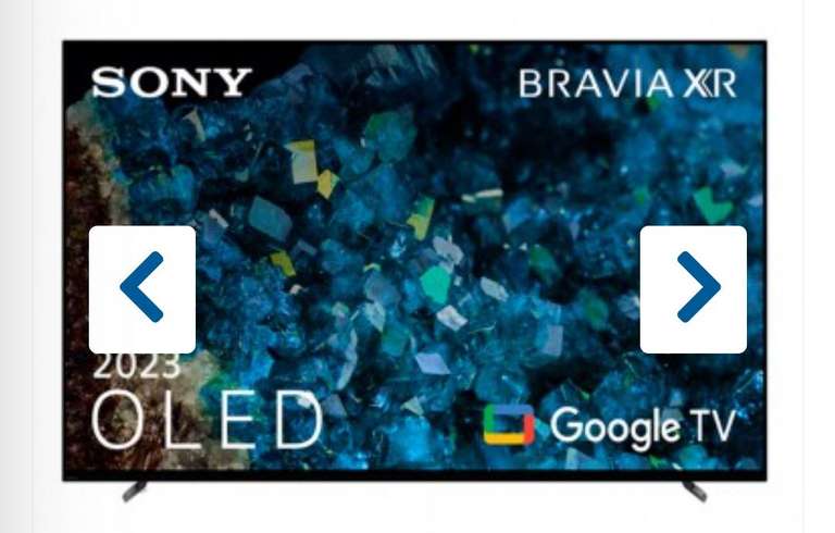 TV OLED - Sony XR-83A80L, 83 pulgadas, Procesador cognitivo XR con IA, Google TV, HDR, Soporte de 3 posiciones