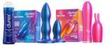 Durex Pack - Set de Plugs Anales DEEP & DEEPER, 2 tamaños + Conejito Vibrador 2 en 1 VIBE & TEASE + Gel lubricante Original h2o 50ml