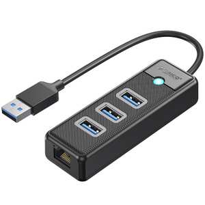 ORICO Hub USB a Ethernet con 3 puertos