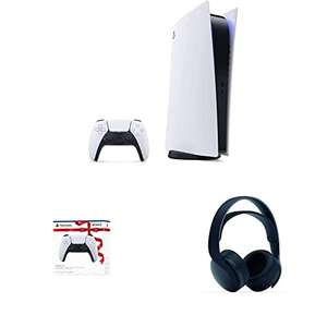 Consola PlayStation 5 Digital + DualSense White Gift y Headset PULSE 3D Midnight Black