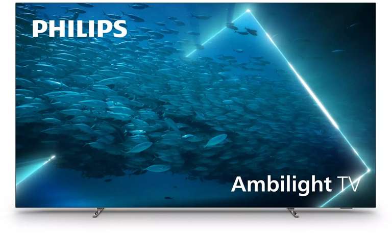 TV Philips 55OLED707/12 OLED 4K, Android TV, 55" UHD, Ambilight de 3 Lados