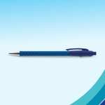 Paper Mate Flexgrip - Bolígrafo, punta mediana de 1.0 mm, caja de 12, color azul