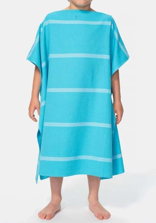 PSG Poncho De Bain Logo Adulte Paris Saint-Germain - 100% Coton Oeko-TEX - Taille Unique Bleu Marine