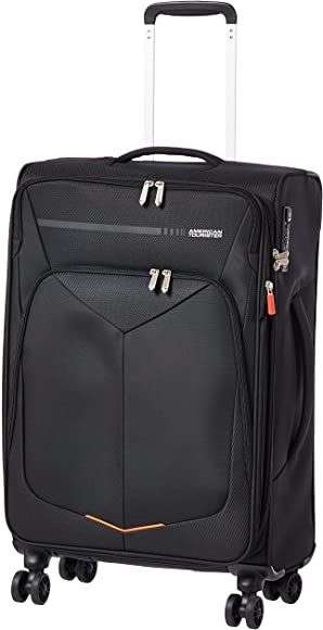 American Tourister Summerfunk Equipaje de Mano, 55 centimetros, 46 litros,  Negro (Black) » Chollometro