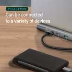 Hub USB C 11 en 1, Docking Station USB C Adaptador con 2 HDMI 4K, 3 USB 3.0