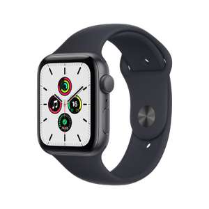 Apple Watch SE GPS 44 mm Caja Aluminio Gris Espacial Correa Deportiva Medianoche