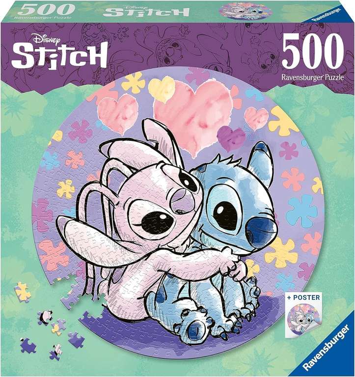 Ravensburger - Puzzle Circular Disney Stitch, Puzzle, 500 Piezas »  Chollometro