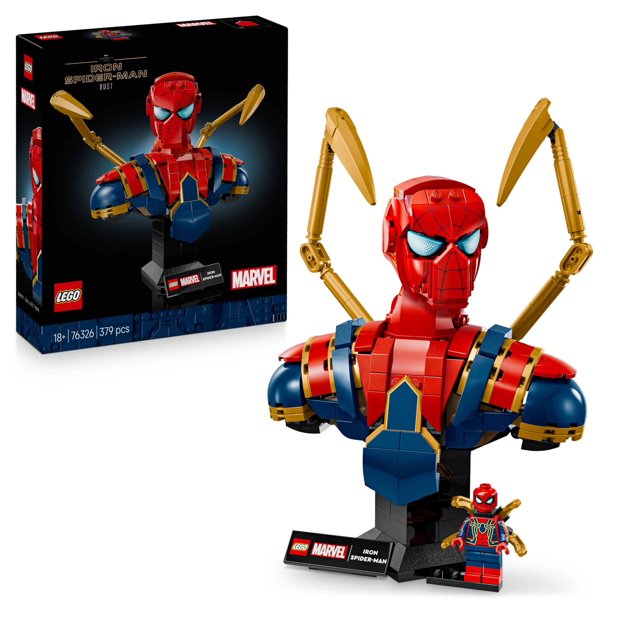 LEGO Marvel Busto de Iron Spider-Man 76326