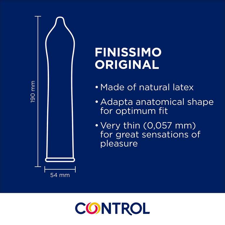 24 x Control Preservativos Finissimo Original (Aplicar cupón)