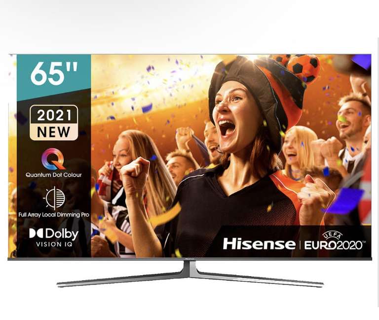 TV ULED - Hisense 65” DLED 120HZ, UHD 4K, QuantumDot, Full Array, 1000nit, Game Mode Pro