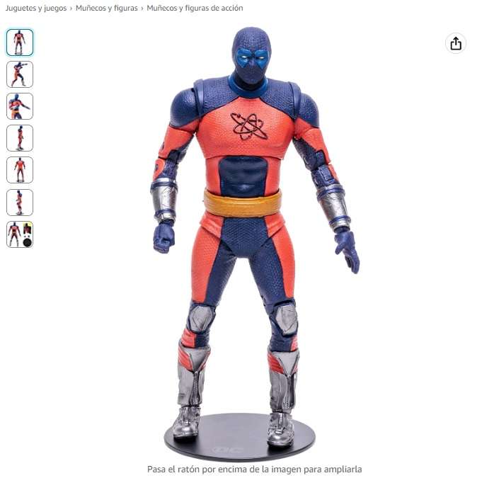 McFarlane Figura de Acción DC nero Adam Movie Atom Smasher Multicolor