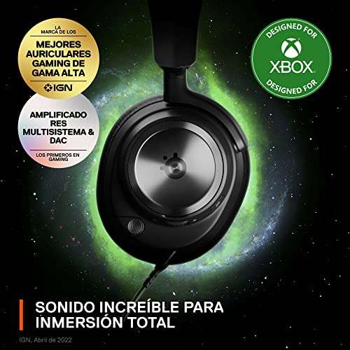Auriculares SteelSeries Arctis Nova Pro Xbox - Audio alta res - Audio espacio 360° - GameDAC Gen 2 - Micro ClearCast Gen 2