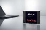 SSD 240 GB SanDisk SSD PLUS, Lectura 530 MB/s, Escritura 440 Sata III, 2.5", Negro