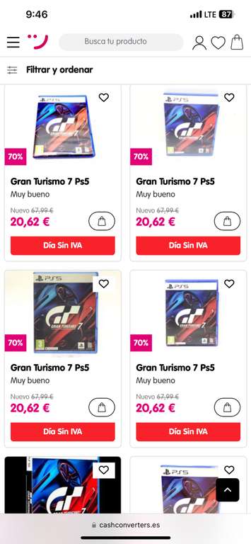 Gran Turismo 7 PS5 Seminuevos