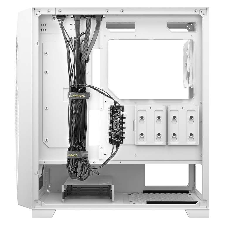 Antec DF700 FLUX White - Caja semitorre ATX, frontal mallado, 5 ventiladores preinstalados