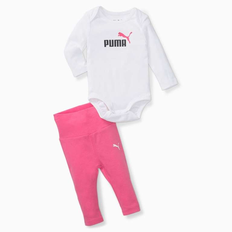Conjunto body Puma + pantalón jogger Minicats - 100% algodón varios colores
