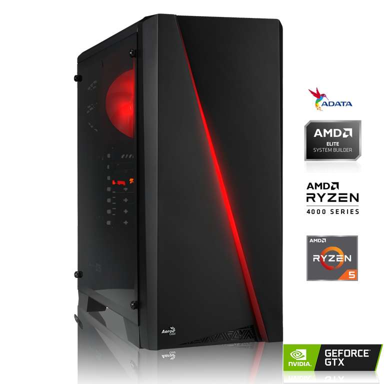 GAMING PC | AMD Ryzen 5 4500 6x3.60GHz | 16GB DDR4 | GTX1660 6GB | 512GB M.2 SSD