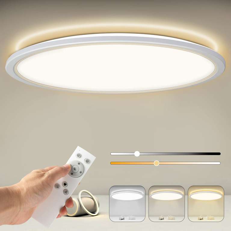 Iluminación-lámpara D Techo Led 30x30 Cm Oficina-cocina-baño